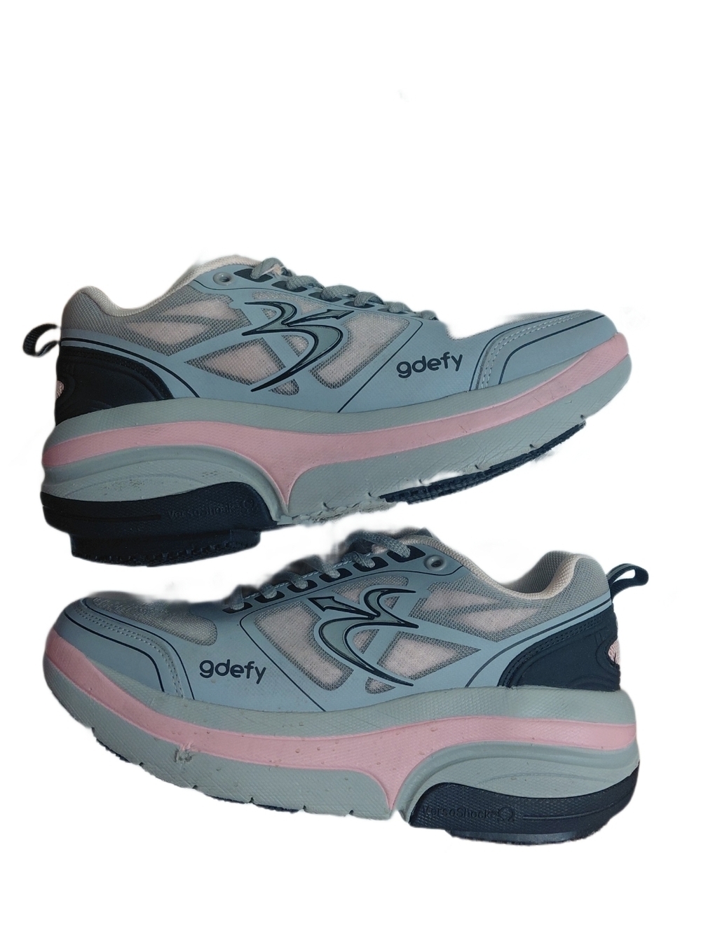 Gravity Defier Ion Light Blue and Pink Women's Aize 7 Athletic Sneakers